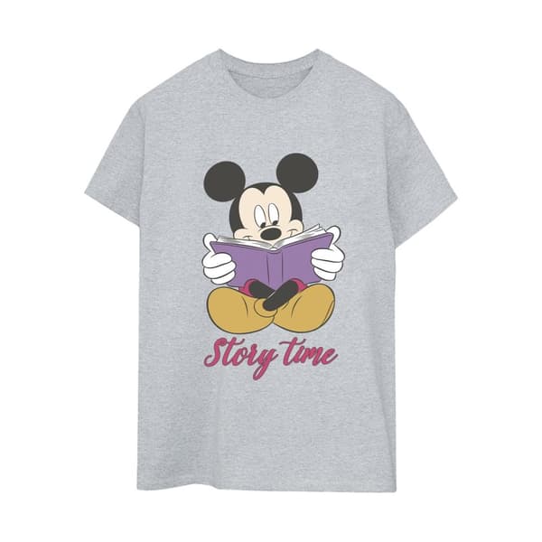 Disney Dam/Tjej Musse Pigg Story Time Boyfriend T-shirt i bomull