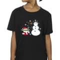 Miniatyrbild 3 av 4: Star Wars Mandalorian Baby Yoda Winter T-shirt i bomull för flickor
