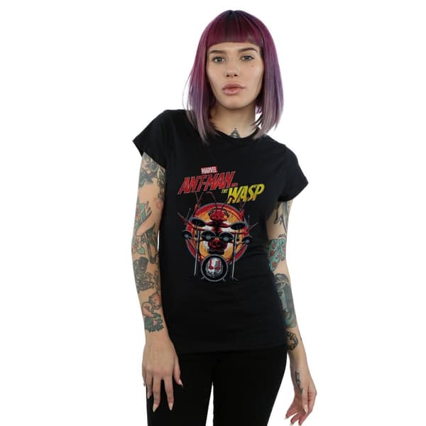 Marvel Womens/Ladies Ant-Man And The Wasp Drummer Ant Cotton T-Shirt