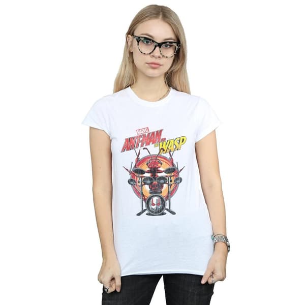 Marvel Womens/Ladies Ant-Man And The Wasp Drummer Ant Cotton T-Shirt