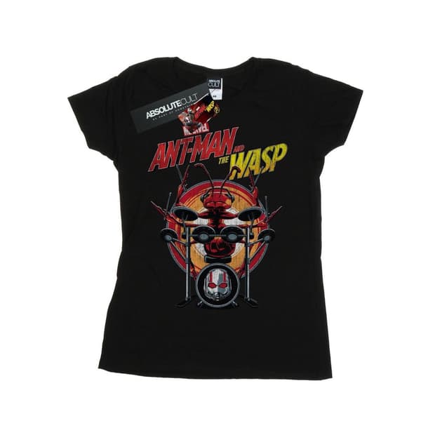 Marvel Womens/Ladies Ant-Man And The Wasp Drummer Ant Cotton T-Shirt