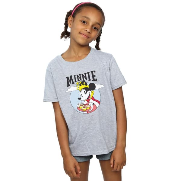 Disney Girls Minnie Mouse Queen Cotton T-Shirt