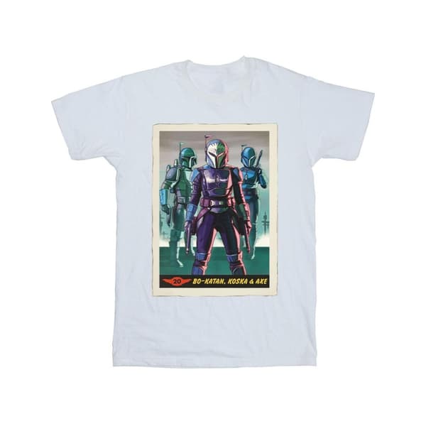 Star Wars Girls The Mandalorian Bo-Katan Koska and Axe Cotton T-Shirt