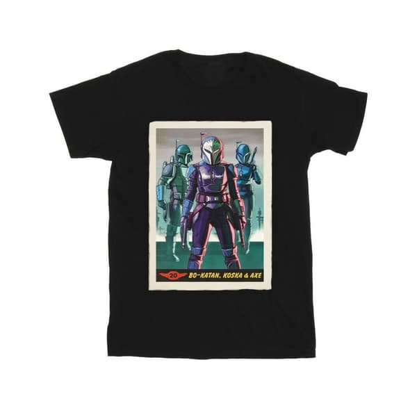 Star Wars Girls The Mandalorian Bo-Katan Koska and Axe Cotton T-Shirt