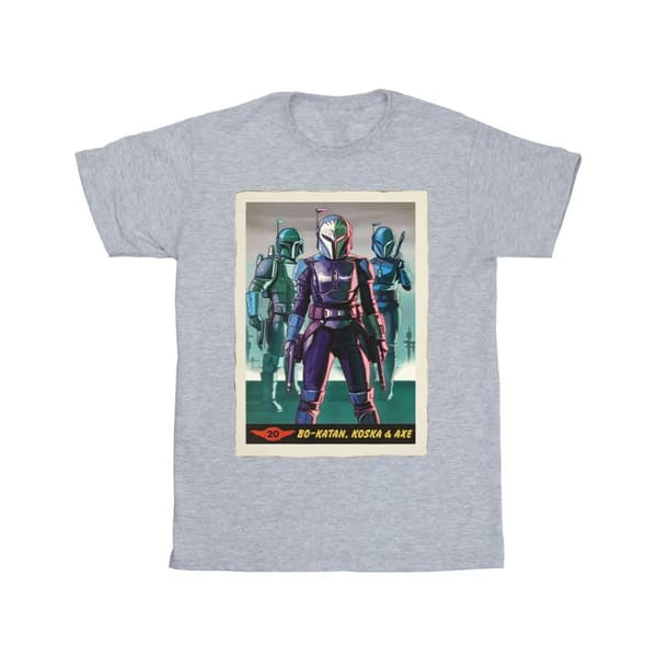 Star Wars Girls The Mandalorian Bo-Katan Koska and Axe Cotton T-Shirt