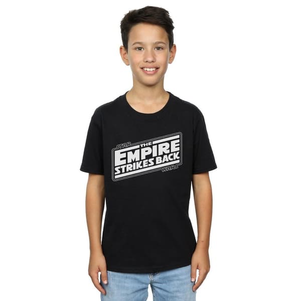 Star Wars Pojkar - The Empire Strikes Back T-shirt med logotyp