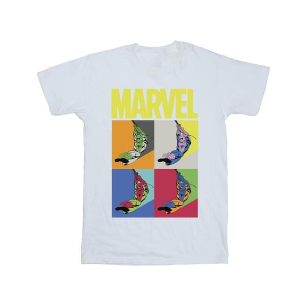 Marvel Spider-Man Pop Art bomulls-T-shirt för flickor