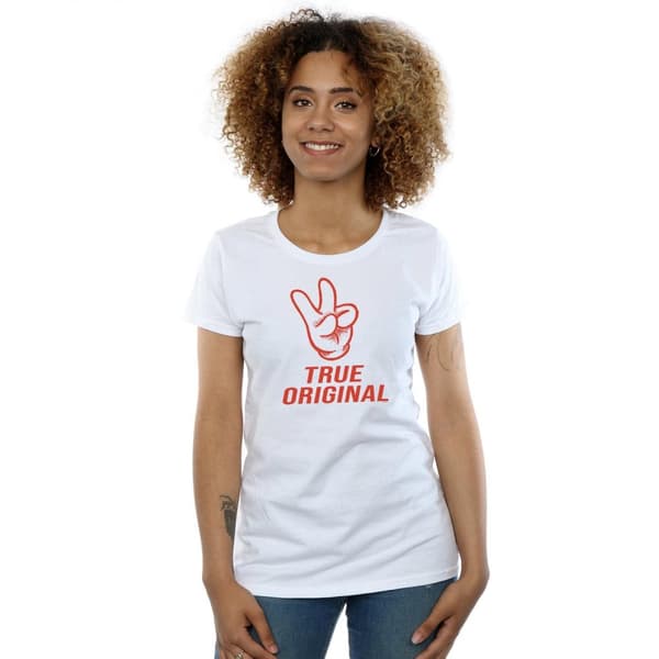 Disney Dam/Tjej Musse Pigg True Original T-shirt i bomull