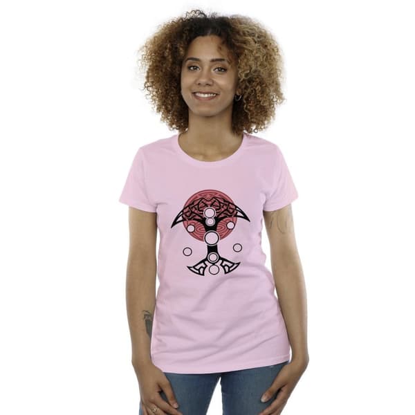 Marvel Dam/Tjej - Thor Love And Thunder Circles - T-shirt i bomull