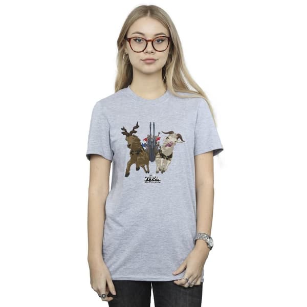 Marvel Womens/Ladies Thor Love And Thunder Viking Ship Cotton Boyfriend T-Shirt