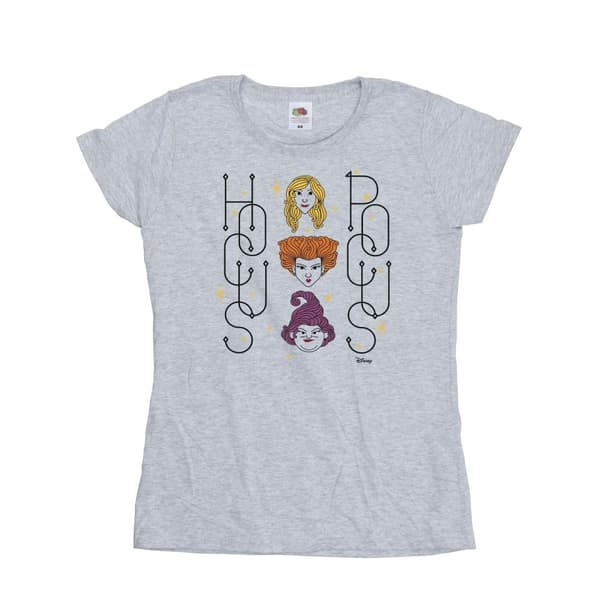 Disney Hocus Pocus Faces - bomulls-T-shirt för kvinnor/damer