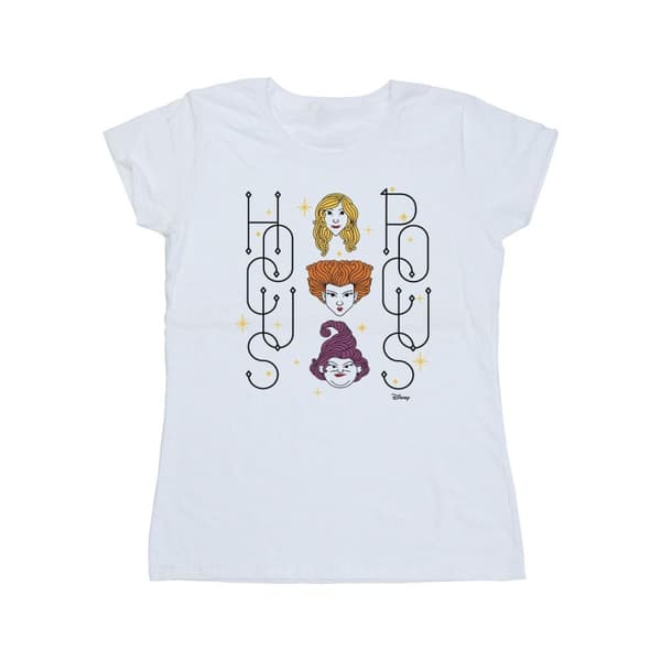 Disney Hocus Pocus Faces - bomulls-T-shirt för kvinnor/damer