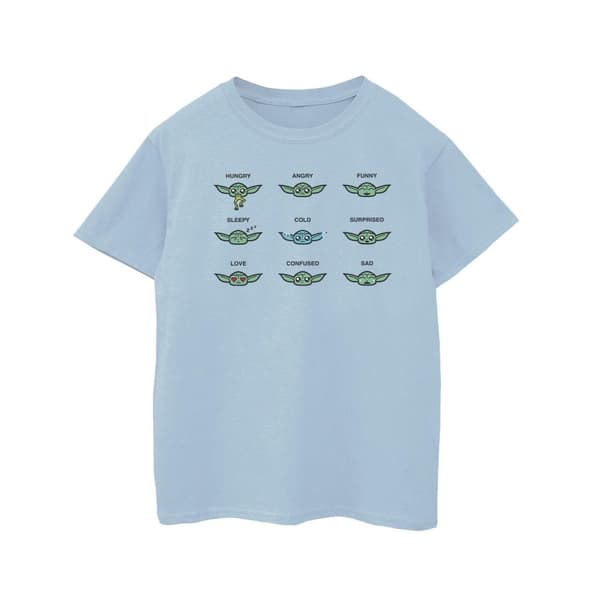 Star Wars Girls Mandalorian Grogu Mood Cotton T-Shirt