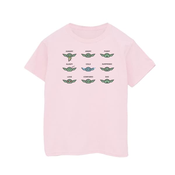 Star Wars Girls Mandalorian Grogu Mood Cotton T-Shirt