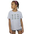 Miniatyrbild 2 av 3: Star Wars Mandalorian Grogu Mood T-shirt i bomull för flickor
