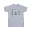 Miniatyrbild 1 av 3: Star Wars Mandalorian Grogu Mood T-shirt i bomull för flickor