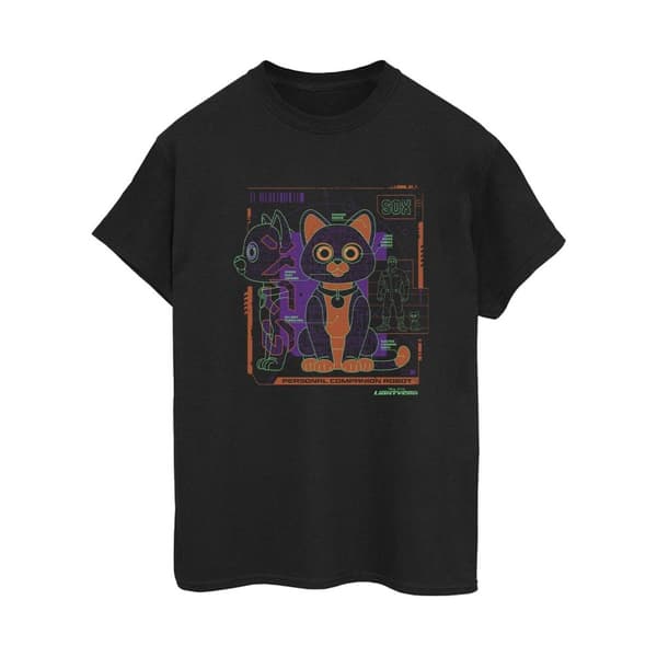 Disney Womens/Ladies Lightyear Sox Technical Cotton Boyfriend T-Shirt