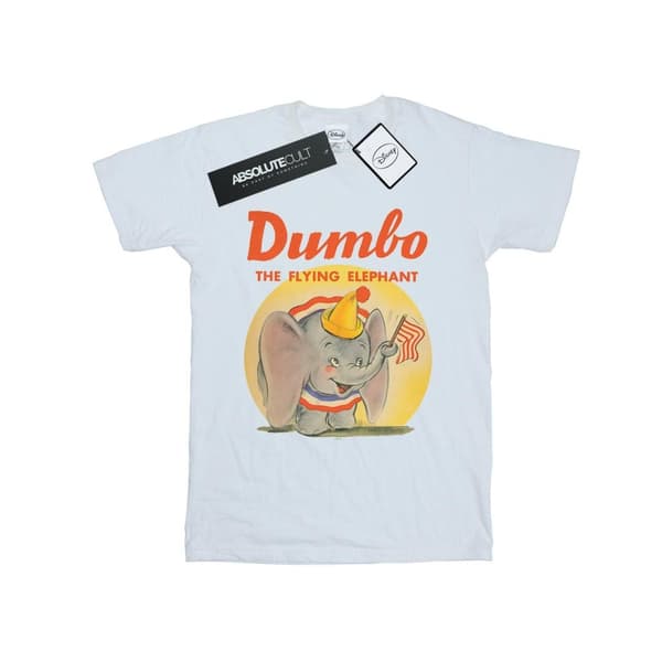 Disney Dam/Lady Dumbo Flygande Elefant Boyfriend T-shirt i bomull