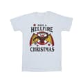 Miniatyrbild 1 av 3: Netflix Stranger Things Hellfire Christmas T-shirt i bomull för flickor