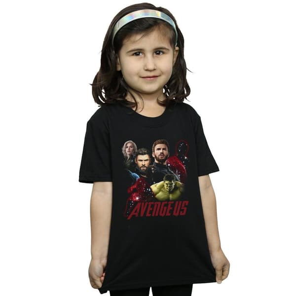 Marvel Avengers Infinity War The Fallen - bomulls-T-shirt för flickor