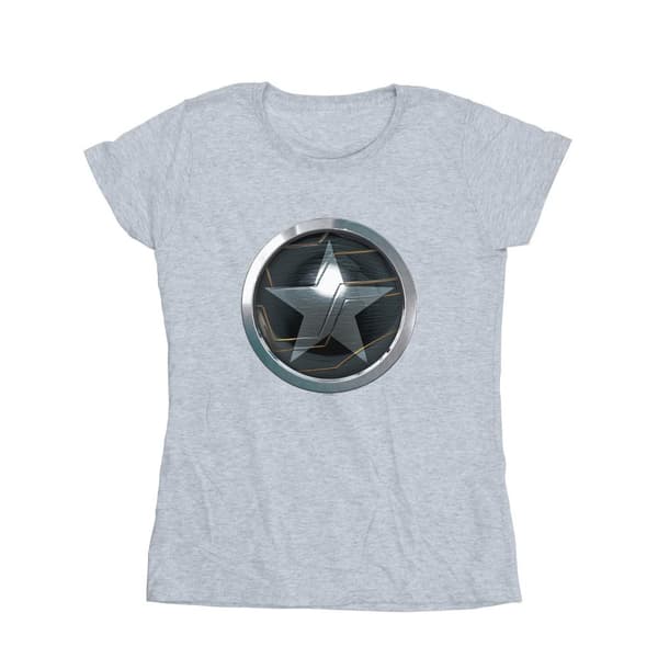 Marvel Dam/Tjej - The Falcon And The Winter Soldier - T-shirt i bomull med bröststjärna