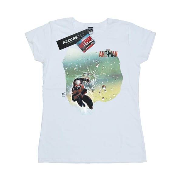 Marvel Womens/Ladies Ant-Man Shatter Cotton T-Shirt White XL