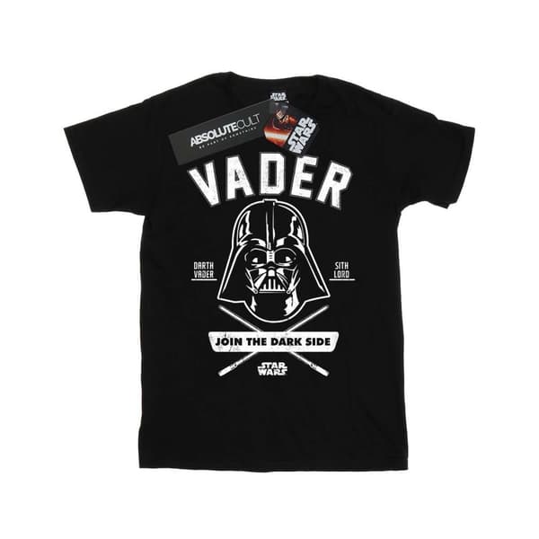 Star Wars Darth Vader Collegiate T-shirt i bomull för flickor