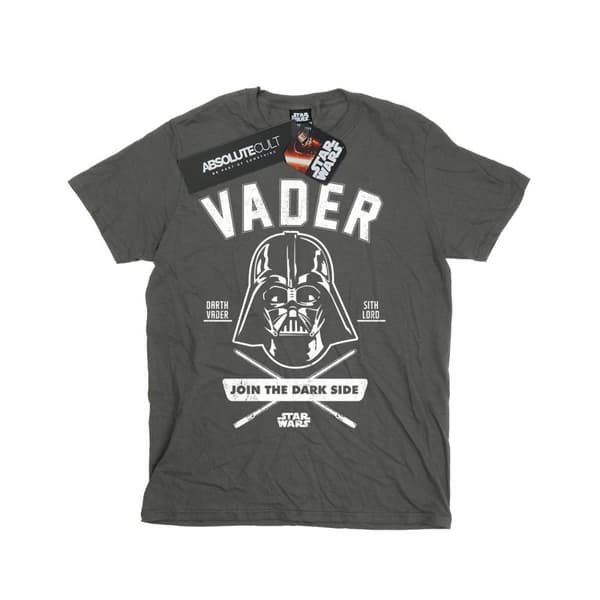 Star Wars Girls Darth Vader Collegiate Cotton T-Shirt