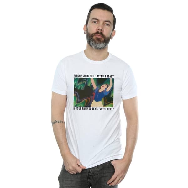 Disney Princess Mens Snow White Still Getting Ready T-Shirt