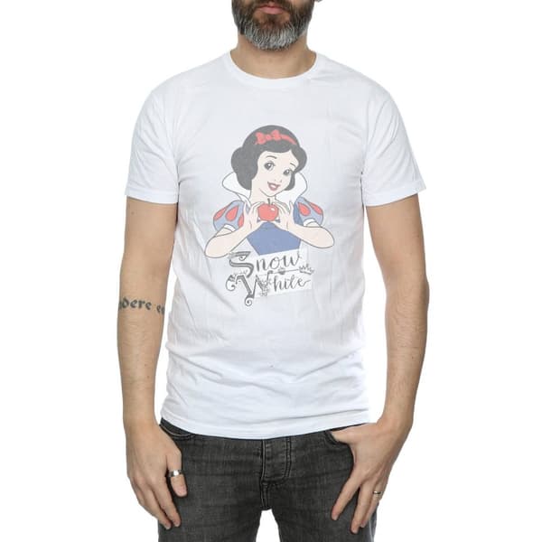 Disney Princess Mens Snow White Apple T-Shirt