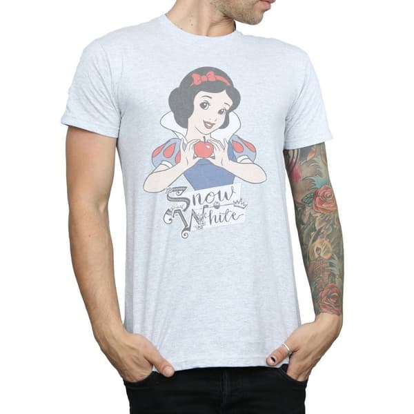 Disney Princess Mens Snow White Apple T-Shirt