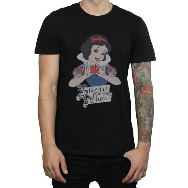 Disney Princess Mens Snow White Apple T-Shirt
