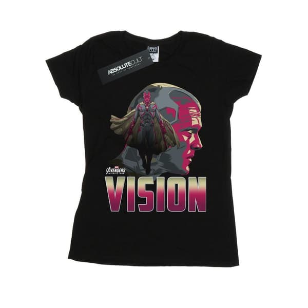 Marvel Womens/Ladies Avengers Infinity War Vision Character Cotton T-Shirt