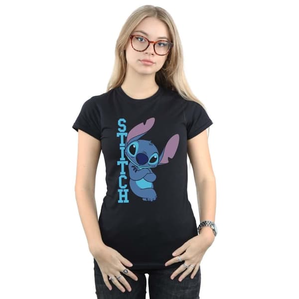 Disney Womens/Ladies Lilo And Stitch Posing Cotton T-Shirt