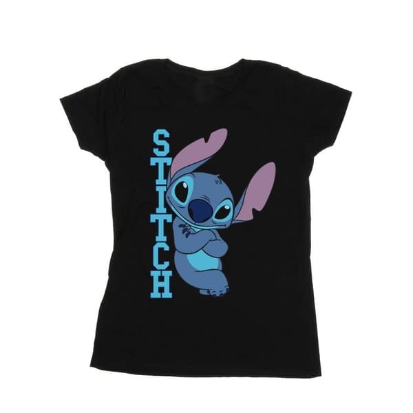Disney Womens/Ladies Lilo And Stitch Posing Cotton T-Shirt