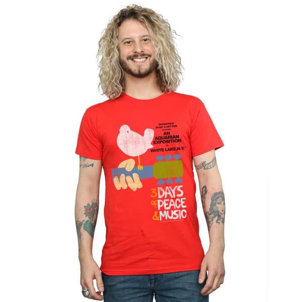 Woodstock Mens Festival Poster T-Shirt