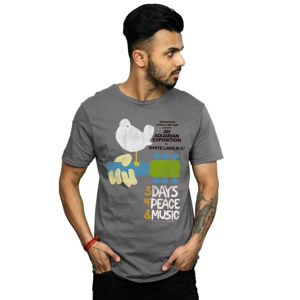Woodstock Mens Festival Poster T-Shirt
