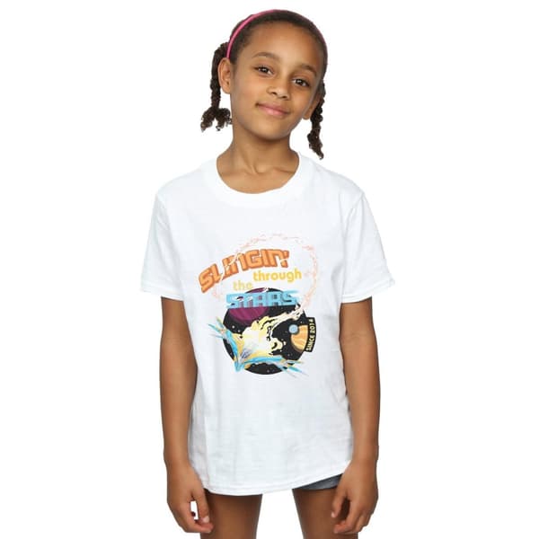 Marvel Guardians Of The Galaxy Milano Stars T-shirt i bomull för flickor