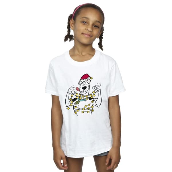 Scooby Doo T-shirt i bomull med julklockor för flickor