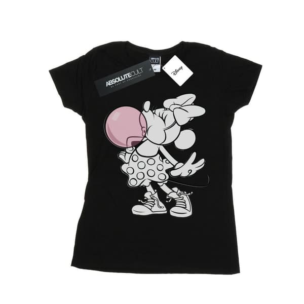 Disney Dam/Tjej Minnie Mouse Gum Bubble T-shirt i bomull