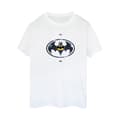 Miniatyrbillede 1 af 4: DC Comics Womens/Ladies The Flash Batman Metal Logo Cotton Boyfriend T-Shirt