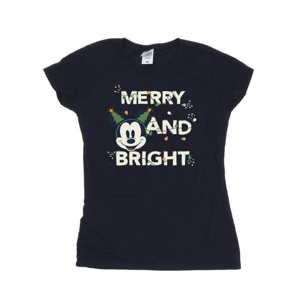 Disney Dam/Tjej Musse Pigg Merry & Bright - T-shirt i bomull