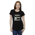 Miniatyrbild 2 av 3: Disney Dam/Tjej Musse Pigg Merry & Bright - T-shirt i bomull