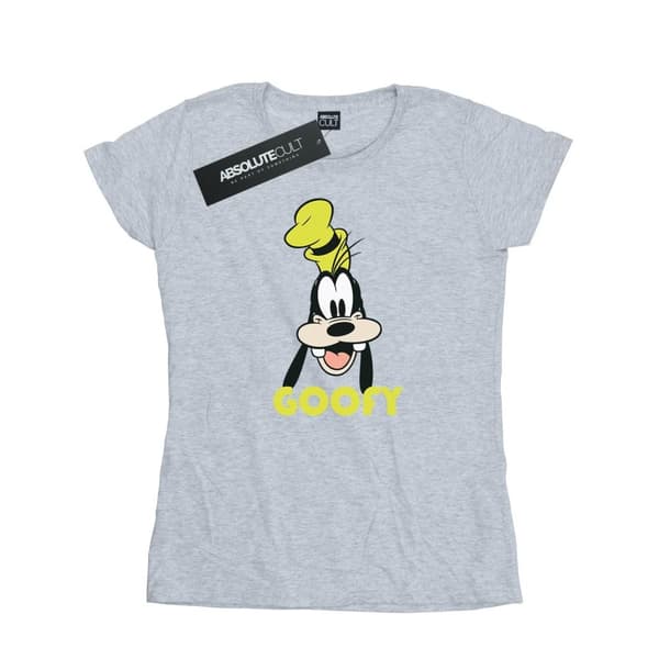 Disney Womens/Ladies Goofy Face Cotton T-Shirt