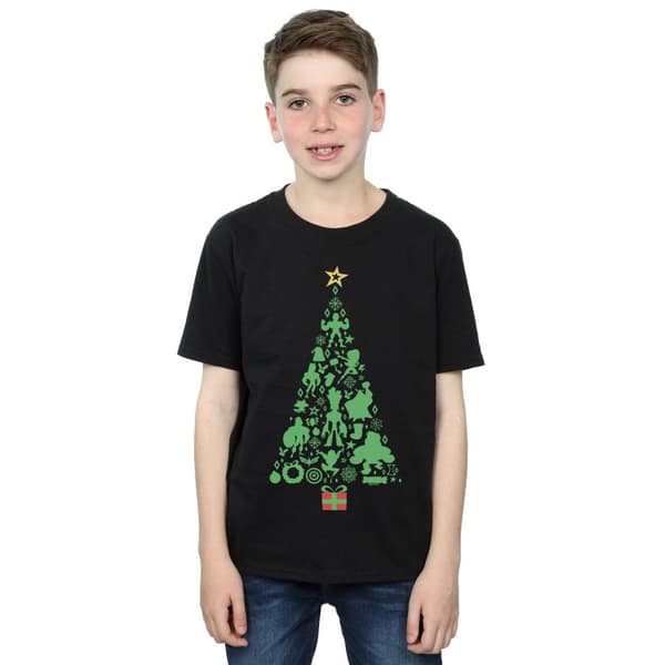 Marvel Boys Avengers Christmas Tree T-Shirt