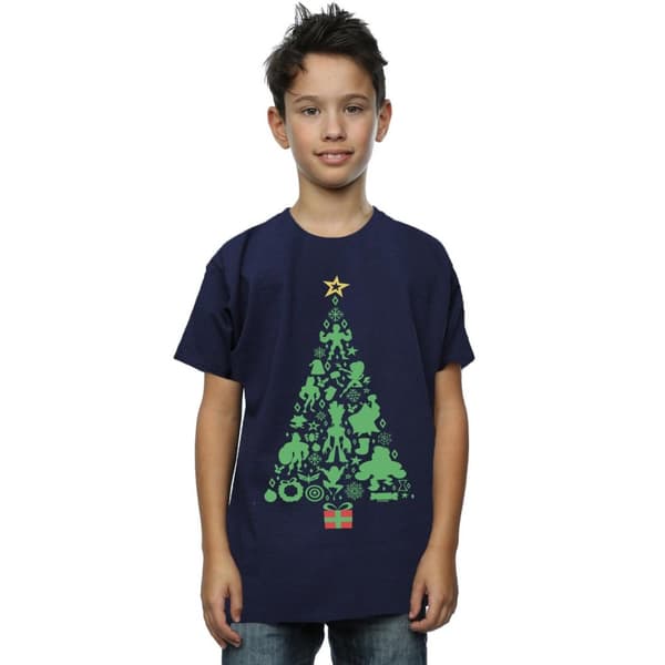 Marvel Boys Avengers Christmas Tree T-Shirt