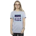 Pikkukuva 2 / 4: Marvel Womens/Ladies Comics Glitch Cotton Boyfriend T-Shirt