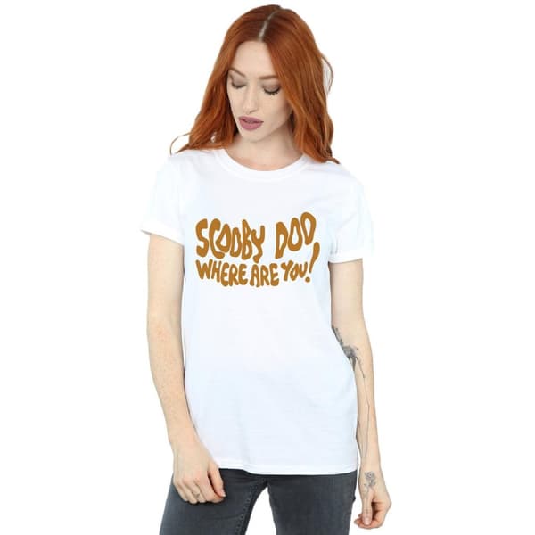 Scooby Doo Womens/Ladies Where Are You Spooky Cotton Boyfriend T-Shirt
