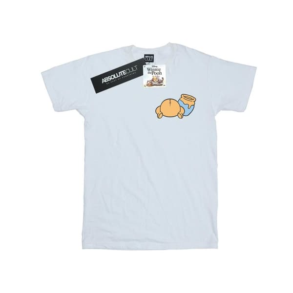 Disney Mens Winnie The Pooh Backside Bröst T-shirt med tryck