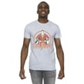 Miniatyrbillede 2 af 3: DC Comics Mens Shazam Retro Circle Distressed T-Shirt